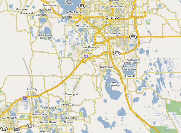 Orlando Map and Attractions